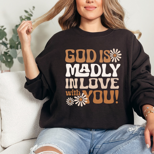 Christian Tshirt-God is Madly-Sweater Style