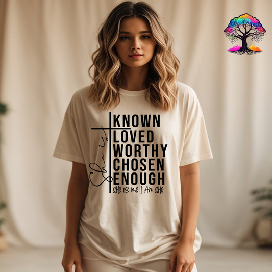 Christian Tshirt- She is- Scripture