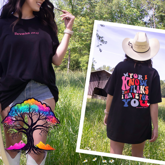 Christian Retro Tee- Jeremiah 29:11