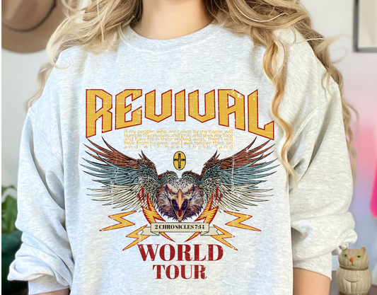 Christian Sweatshirt-Vintage Concert- Revival