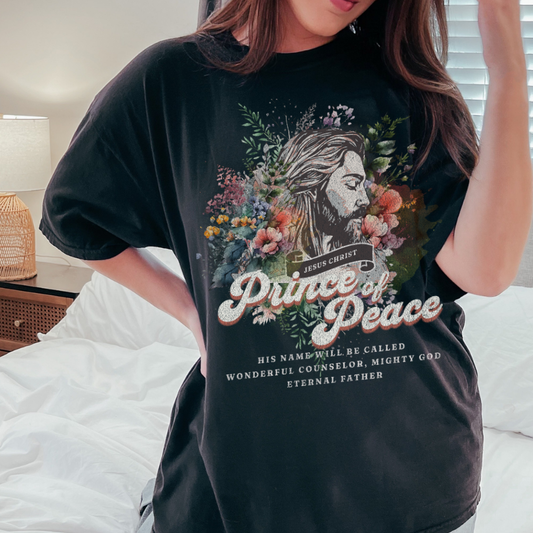 Christian Graphic Tee- Prince of Peace