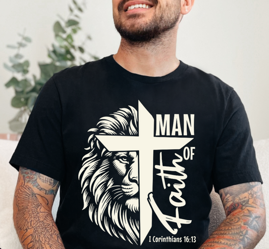 Christian Mens Shirt-Man of God