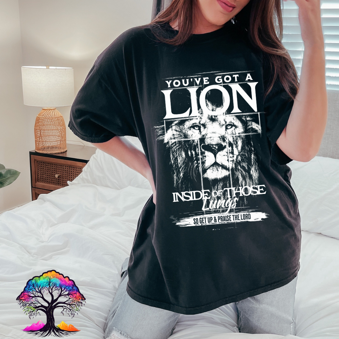 Christian Tshirt- Lion of Judah Graphic Tee